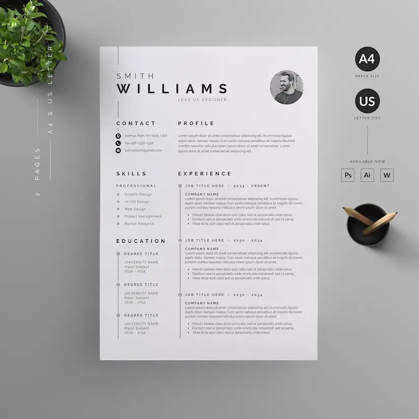 45 Creative Graphic Designer Resume Examples Templates Onedesblog