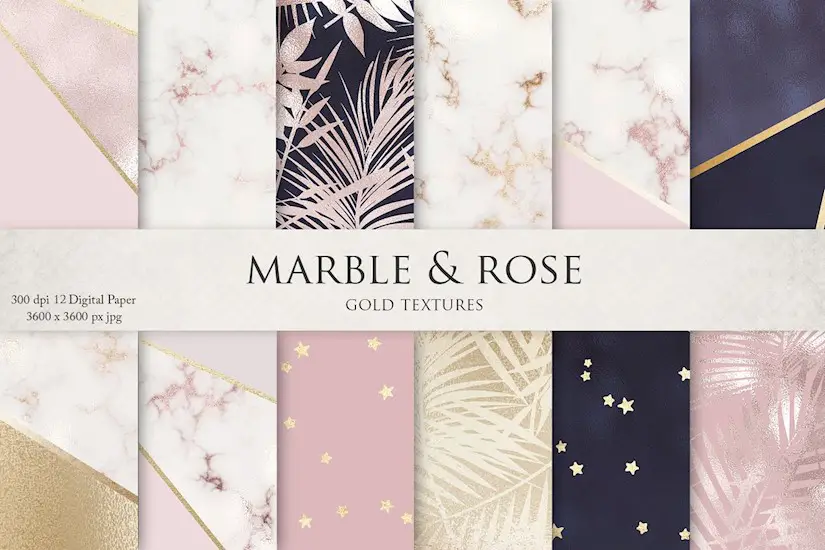 rose gold marble valentine textures