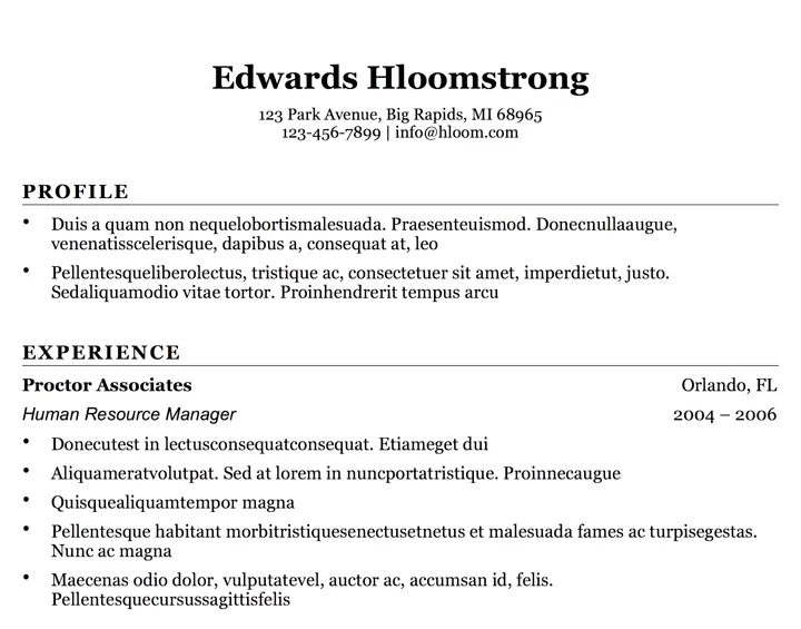 35 Free Modern Resume Templates for Word