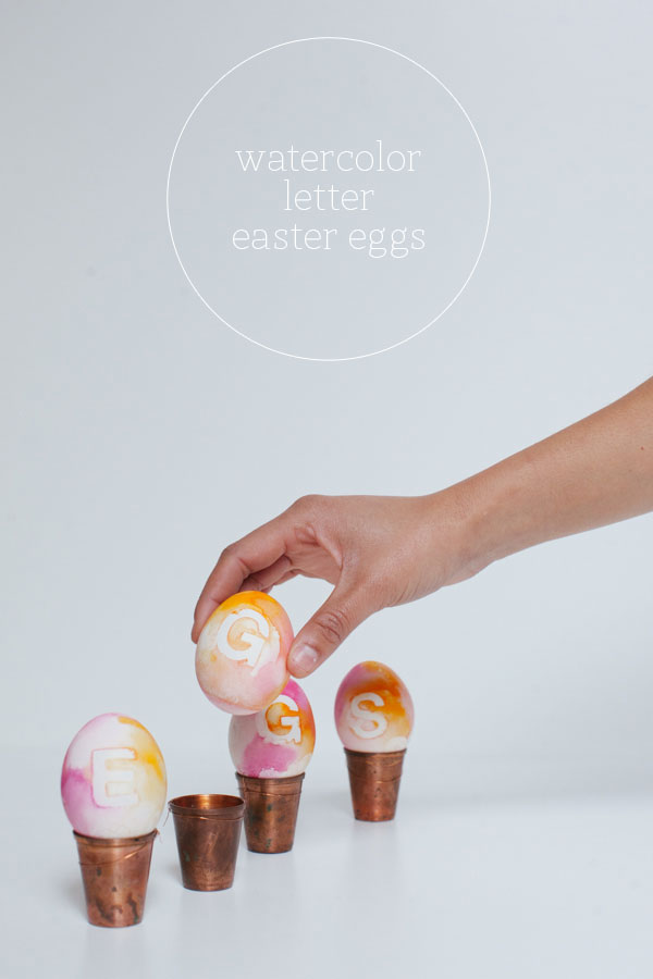 watercolor letter easter eggs1