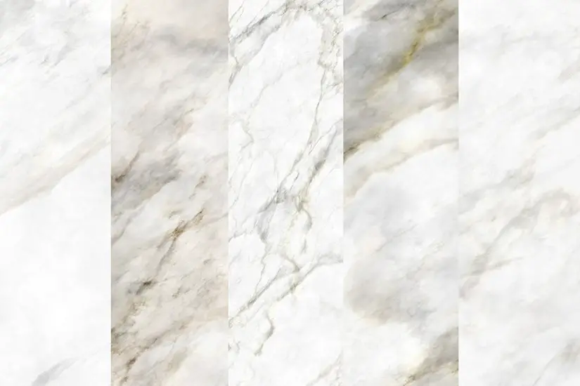 white marble textures