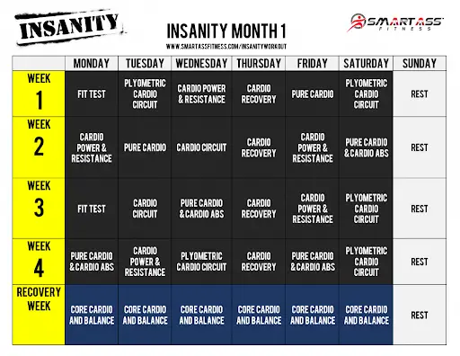 insanity online free trial