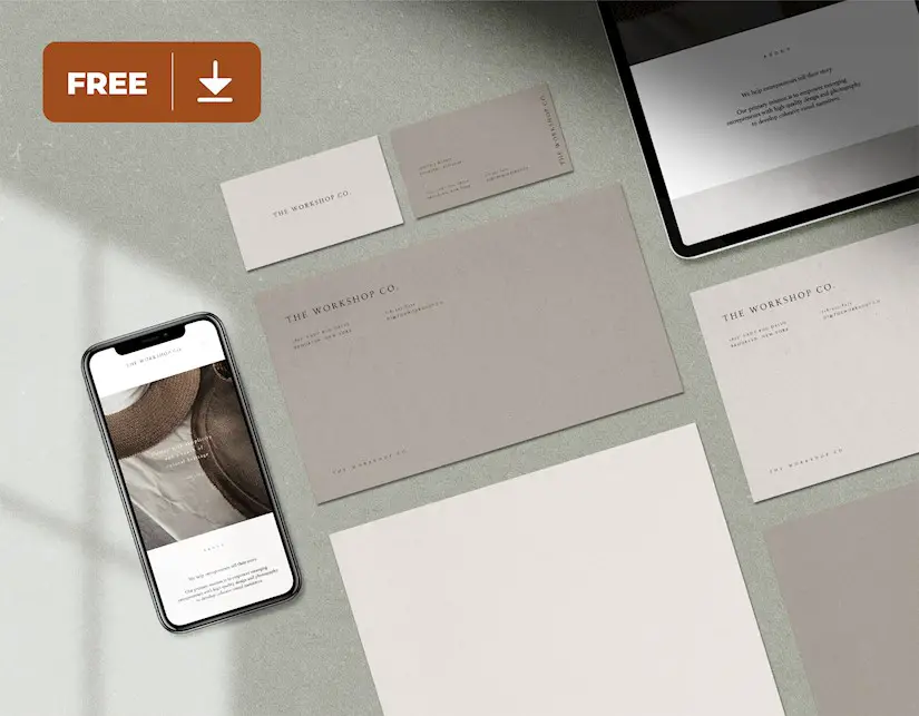 branding mockup freebie