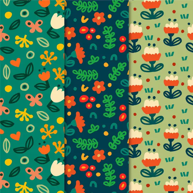 colorful spring patterns collection