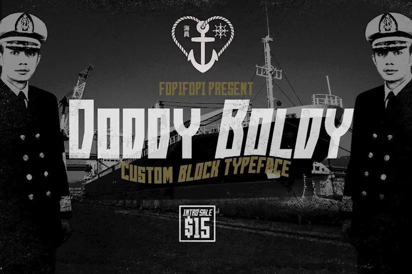 doddy boldy typeface