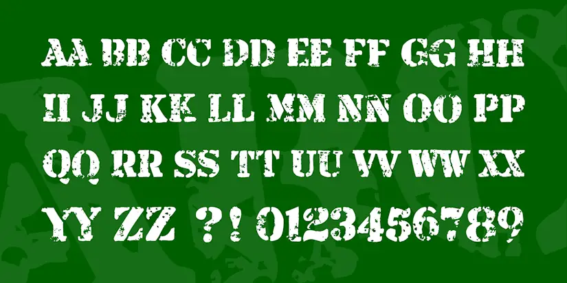 free military armalite rifle font 4 original