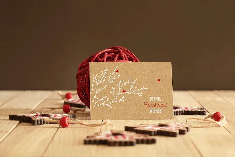 free real photo invitationgreeting card mockup