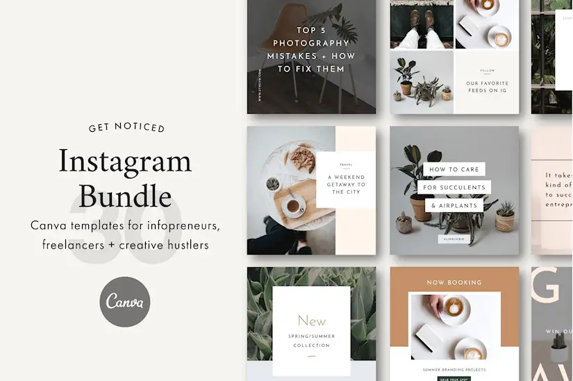 instagram canva bundle