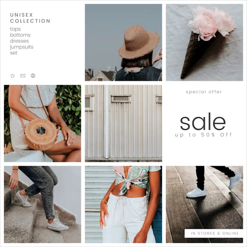 instagram template sales