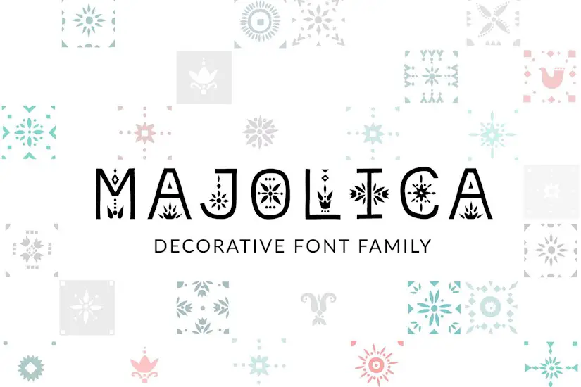 majolica font family