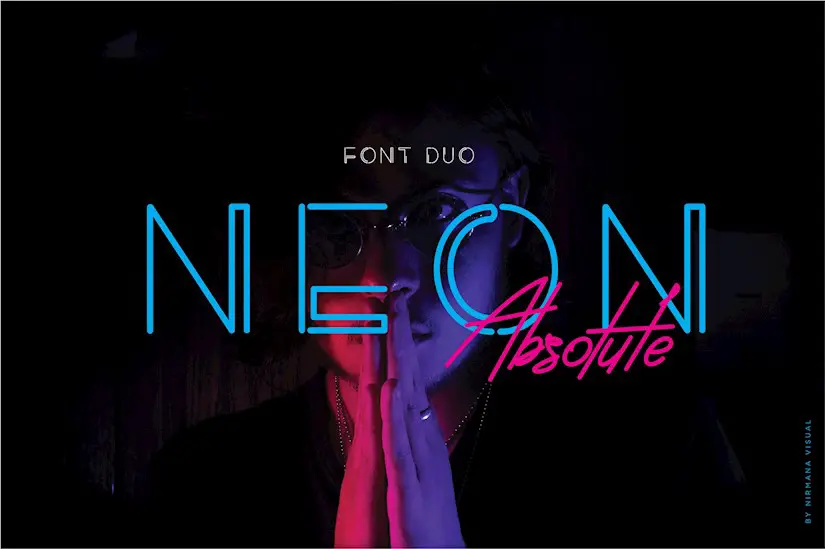 neon absolute font duo