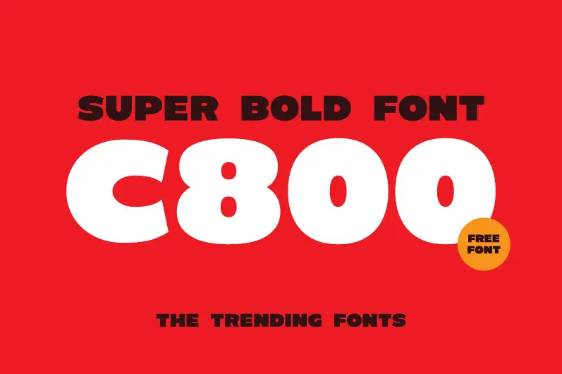 super bold font