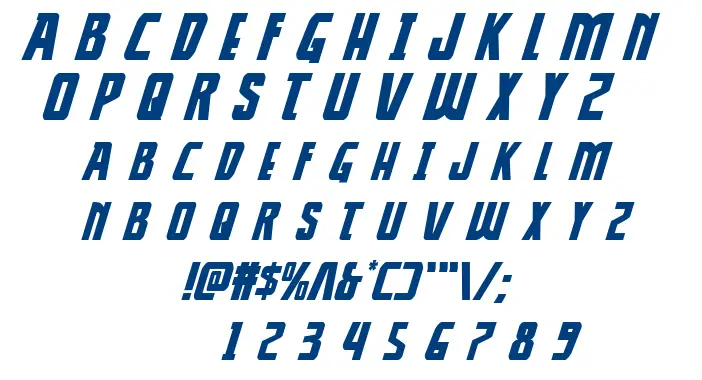 thunder hawk font