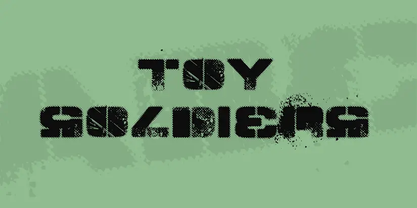 toy soldiers font