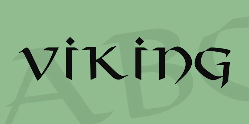 viking font