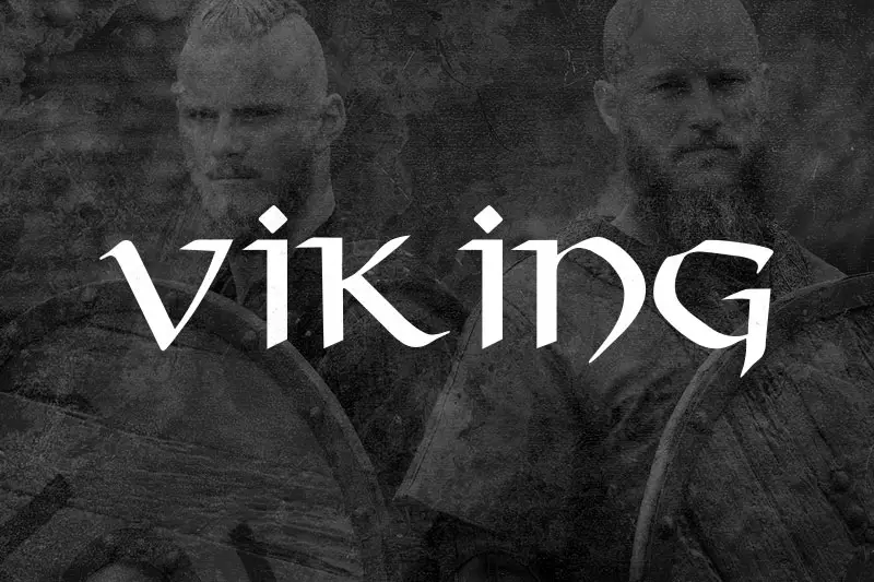 viking viking font 1
