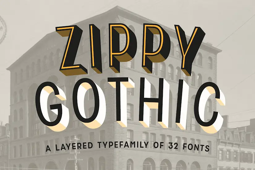 zippy gothic a huge layered family