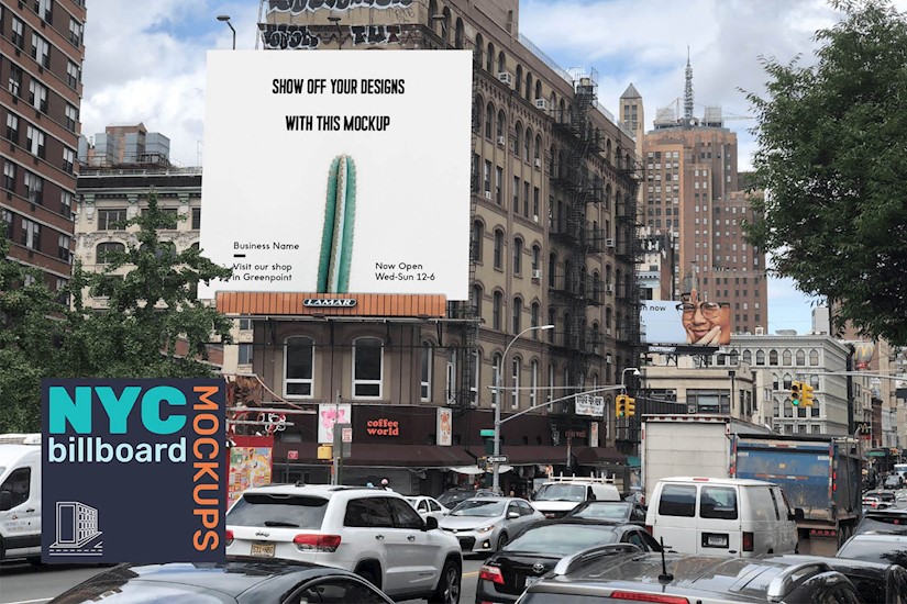nyc billboard mockup bundle