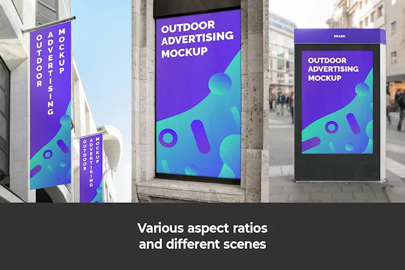 outdoor advertising mockups