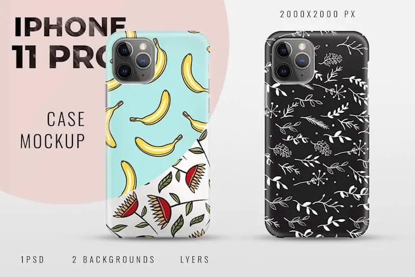 Download 20 Realistic High-Quality iPhone Case Mockups - Onedesblog