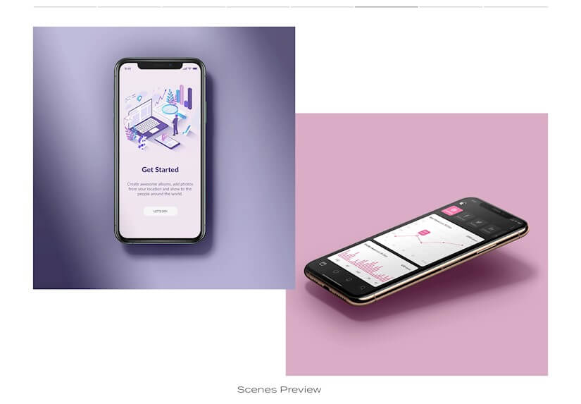 iphone mockup sketch