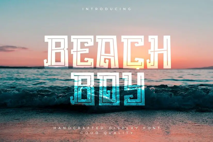 beach boy tropical sans font