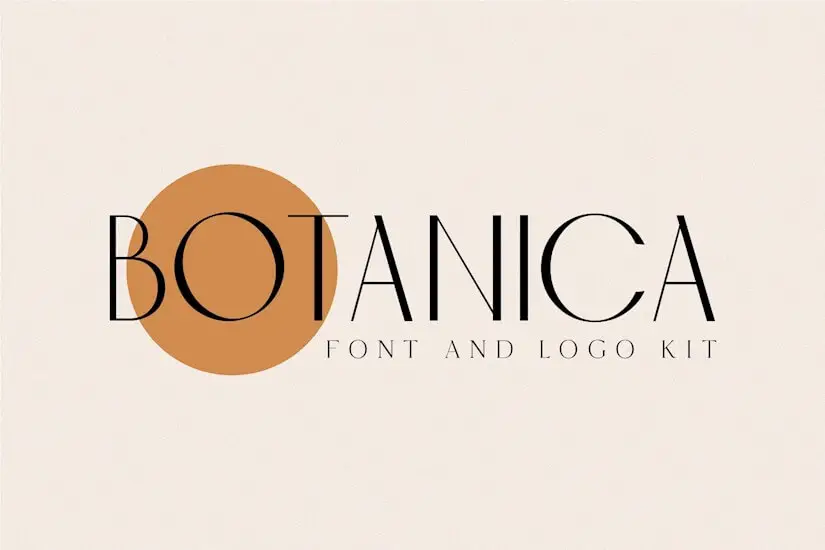 botanica font and logo kit