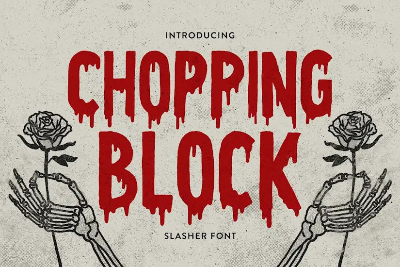 chopping block font