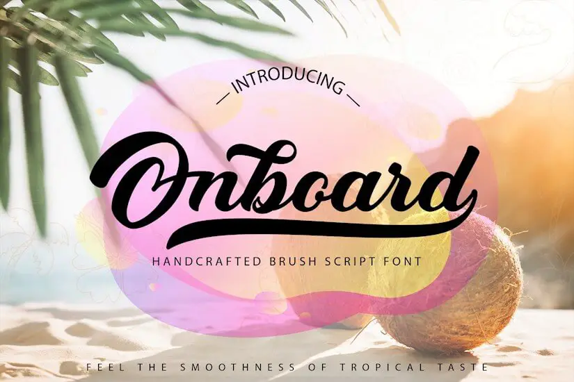 onboard smooth script font