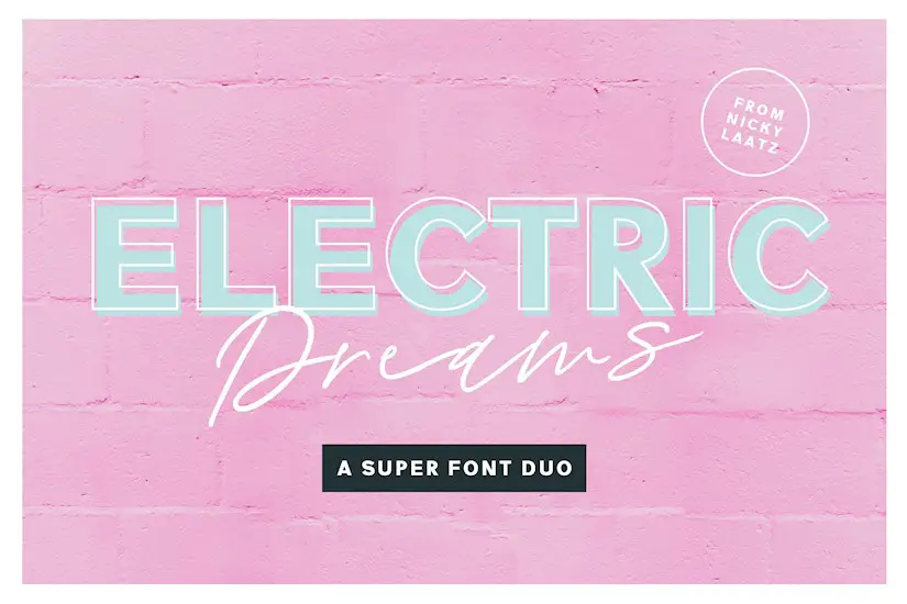 electric dreams font duo
