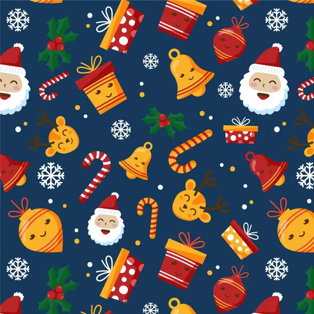 funny christmas pattern