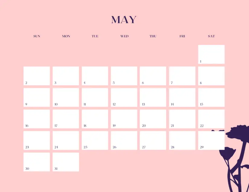 33 Printable Free May 2021 Calendars with Holidays ...
