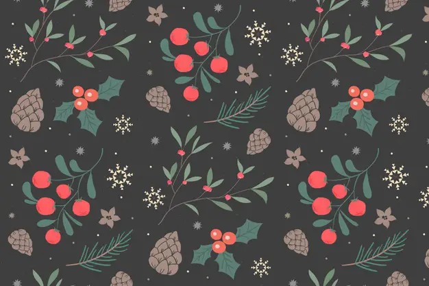 vintage christmas pattern