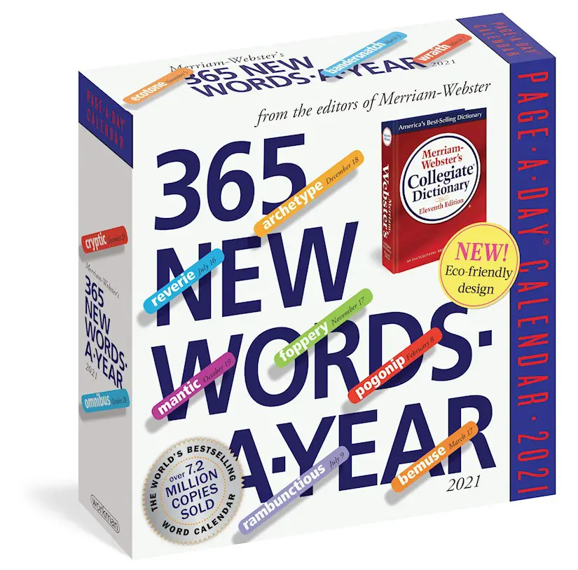 365 words calendar