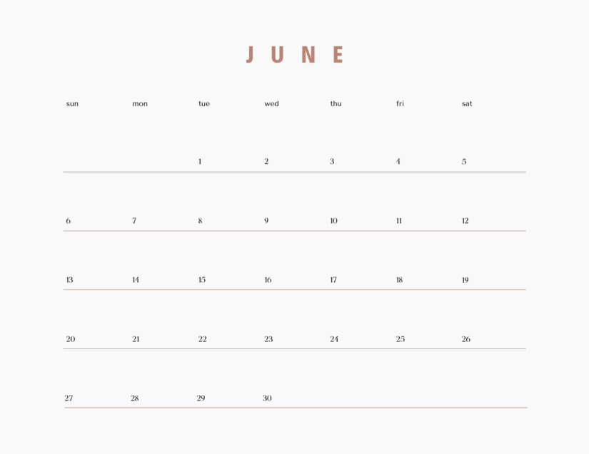 scrapbook june 2021 calendar