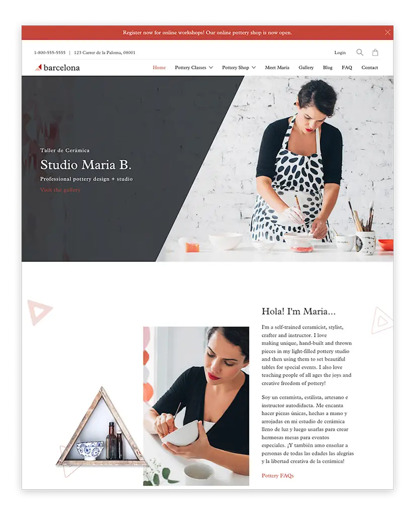 artisan theme barcelona