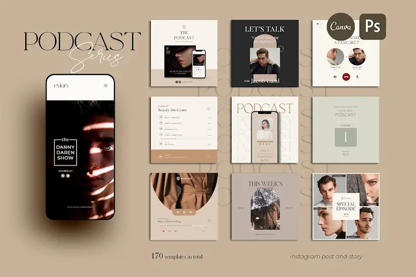 podcast instagram creator canva ps