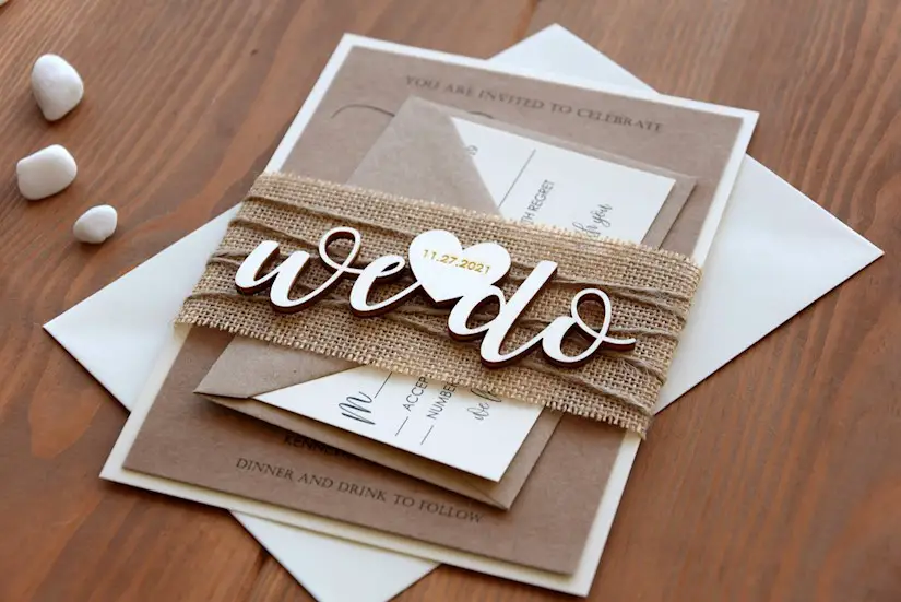 rustic wedding invitations personalized