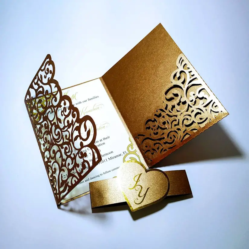 Download 21 Beautiful Laser Cut Wedding Invitations Onedesblog