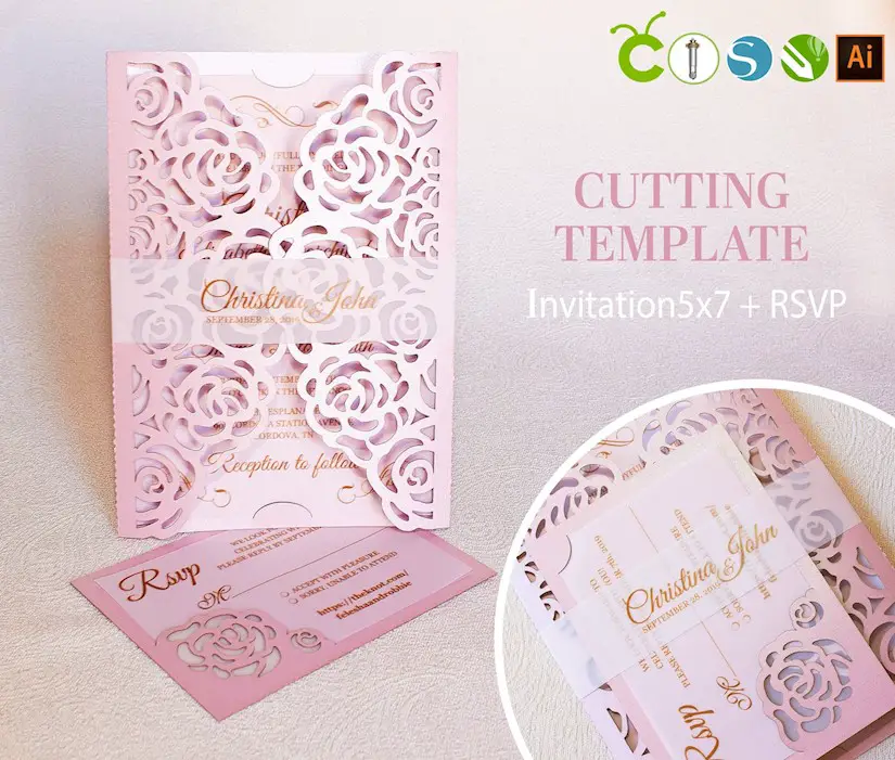 Download 21 Beautiful Laser Cut Wedding Invitations Onedesblog