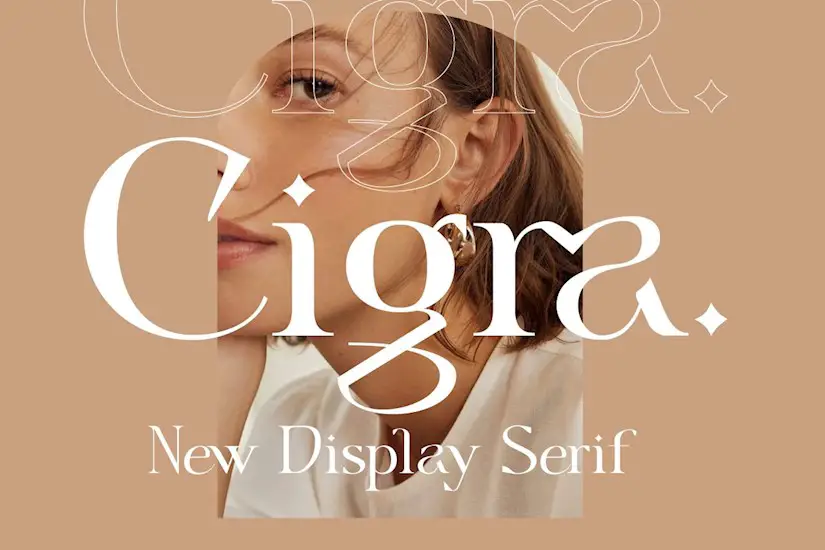 cigra stylist serif with ligature