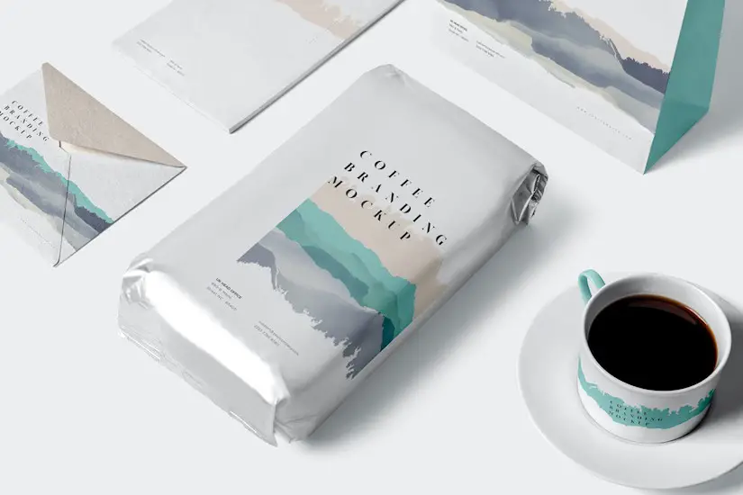 coffee branding mockups