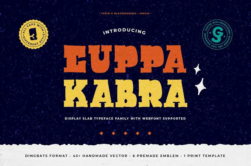 cuppakabra typeface