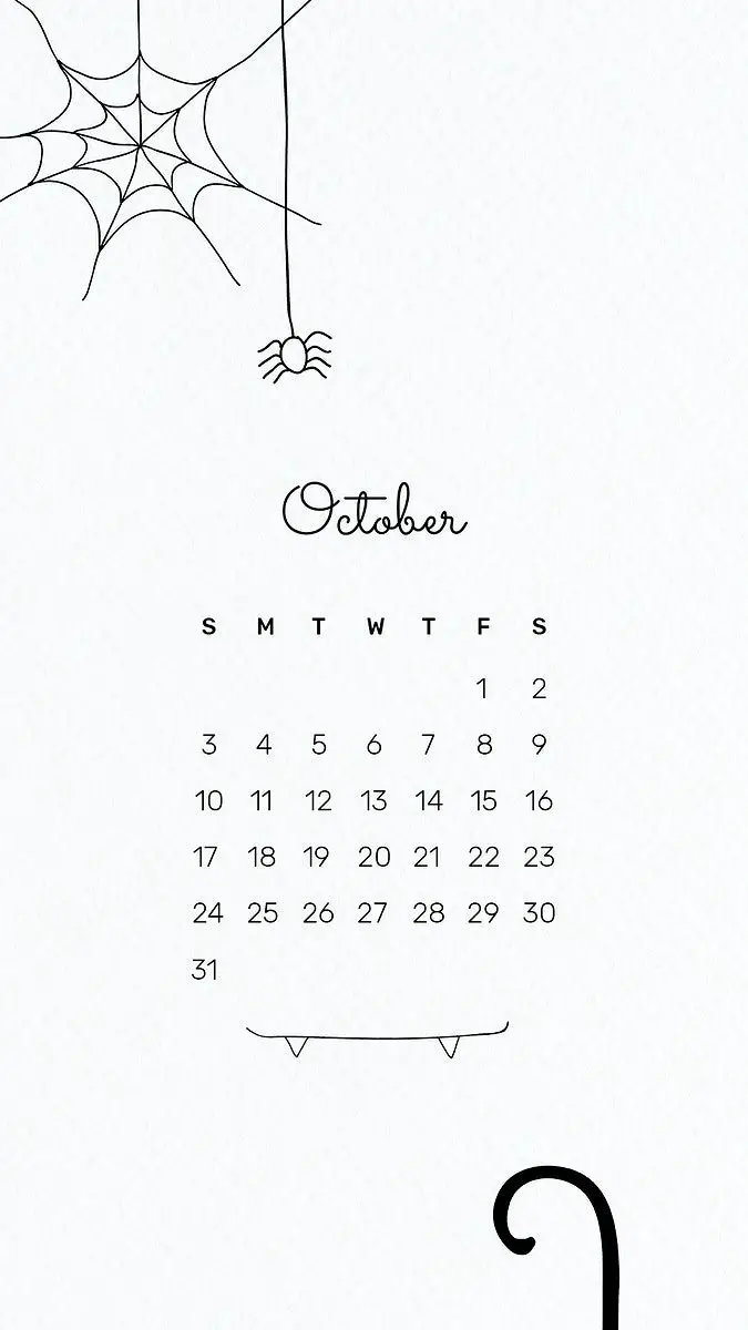 download premium illustration of october 2021 mobile wallpaper psd