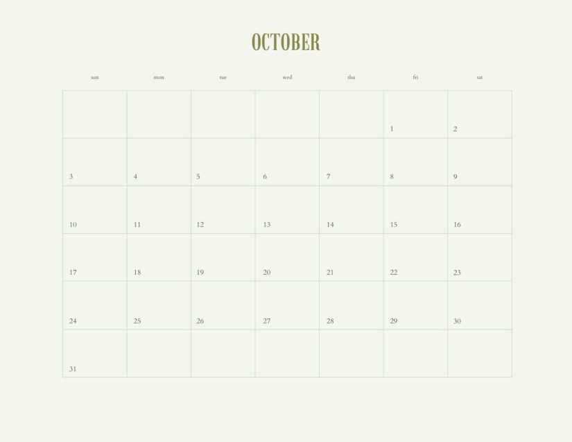 47 Free Printable October 2021 Calendars with Holidays Onedesblog