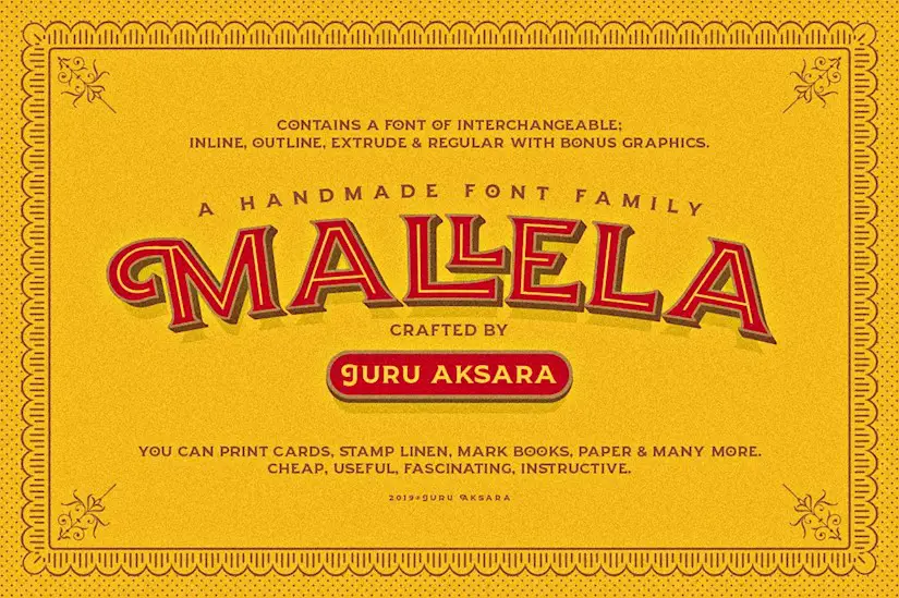 mallela typeface