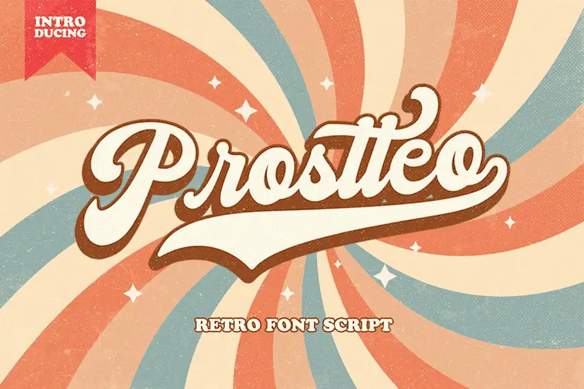 prostteo bold sript font