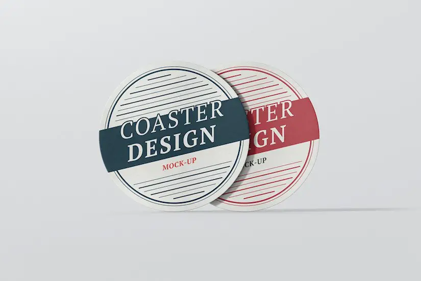 39 Best Coaster Mockups For Coffee And Beer Onedesblog