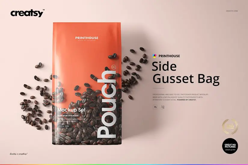 Download 42 Best Coffee Bag Mockups Both Free Premium Onedesblog