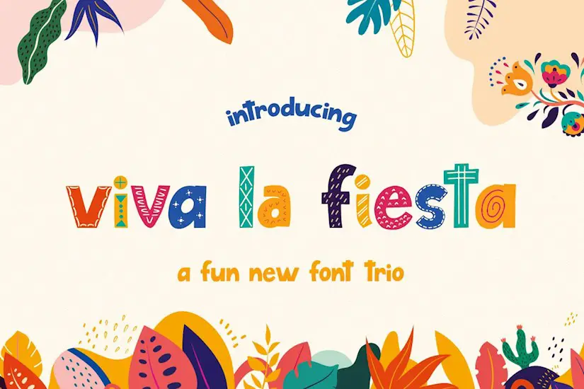 viva la fiesta font trio